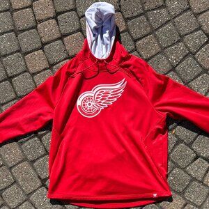 Detroit Red Wings Hoodie EUC Fanatics Sz 2XL NHL Hockey